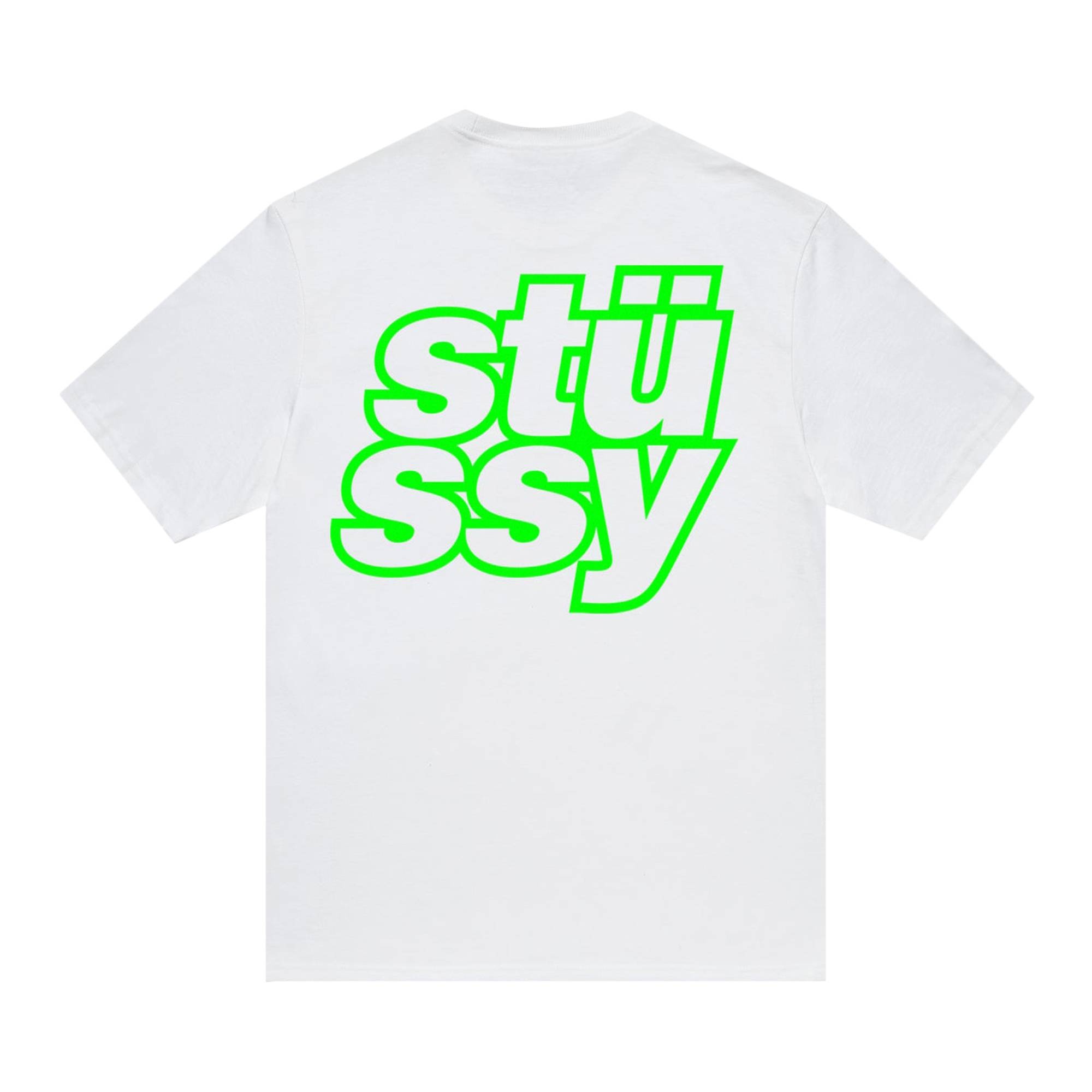 Stussy Stacked Tee 'White' - 2