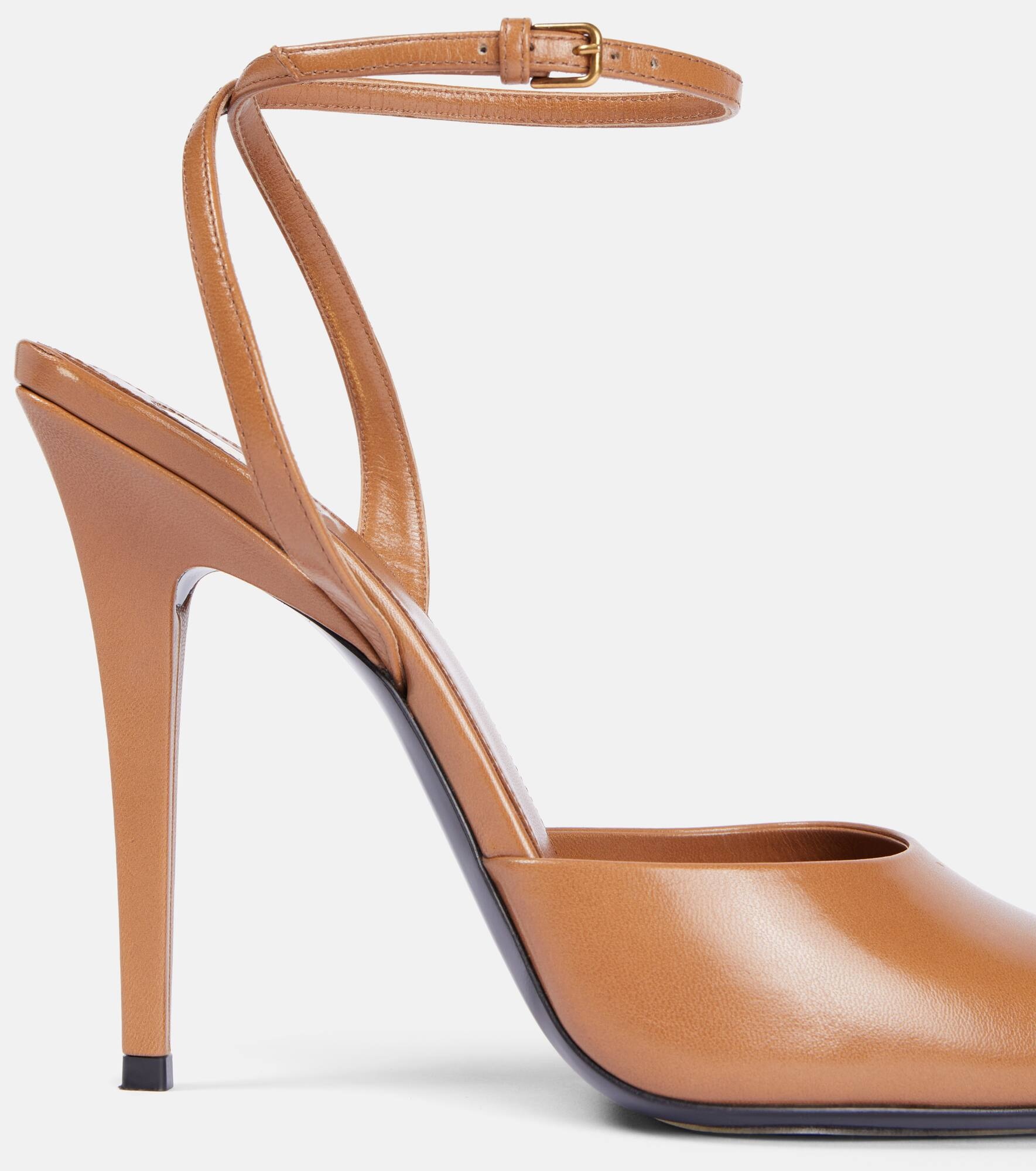 La Scandale 110 leather sandals - 5