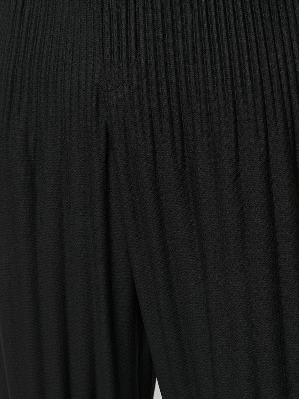 tapered plissé trousers - 5