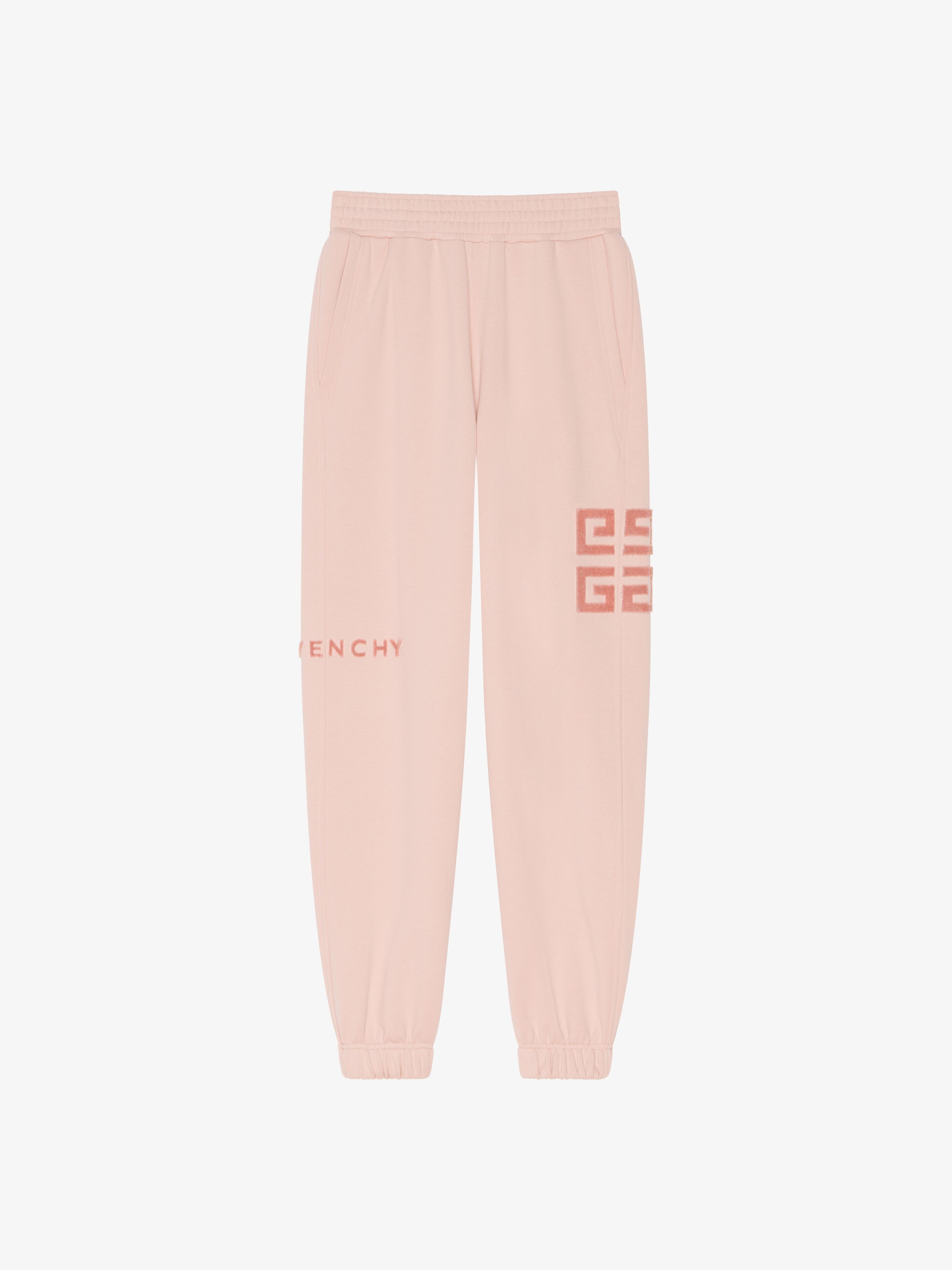 GIVENCHY 4G SLIM FIT JOGGER PANTS IN TUFTED FLEECE - 1