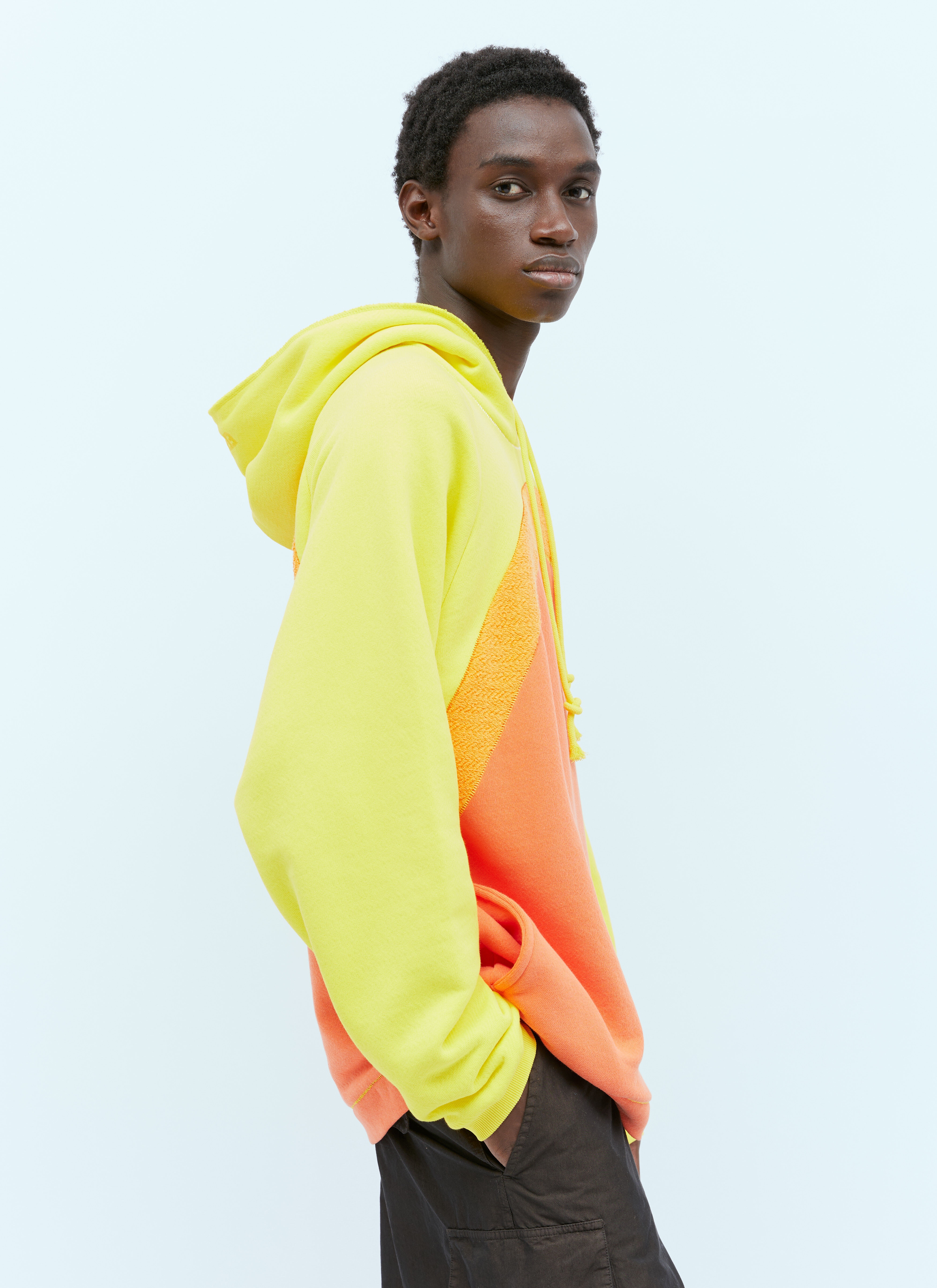 【関税込み】ERL グリーン＆ブルー Rainbow フーディ ERL Rainbow Hooded Sweatshirt | lncc | REVERSIBLE