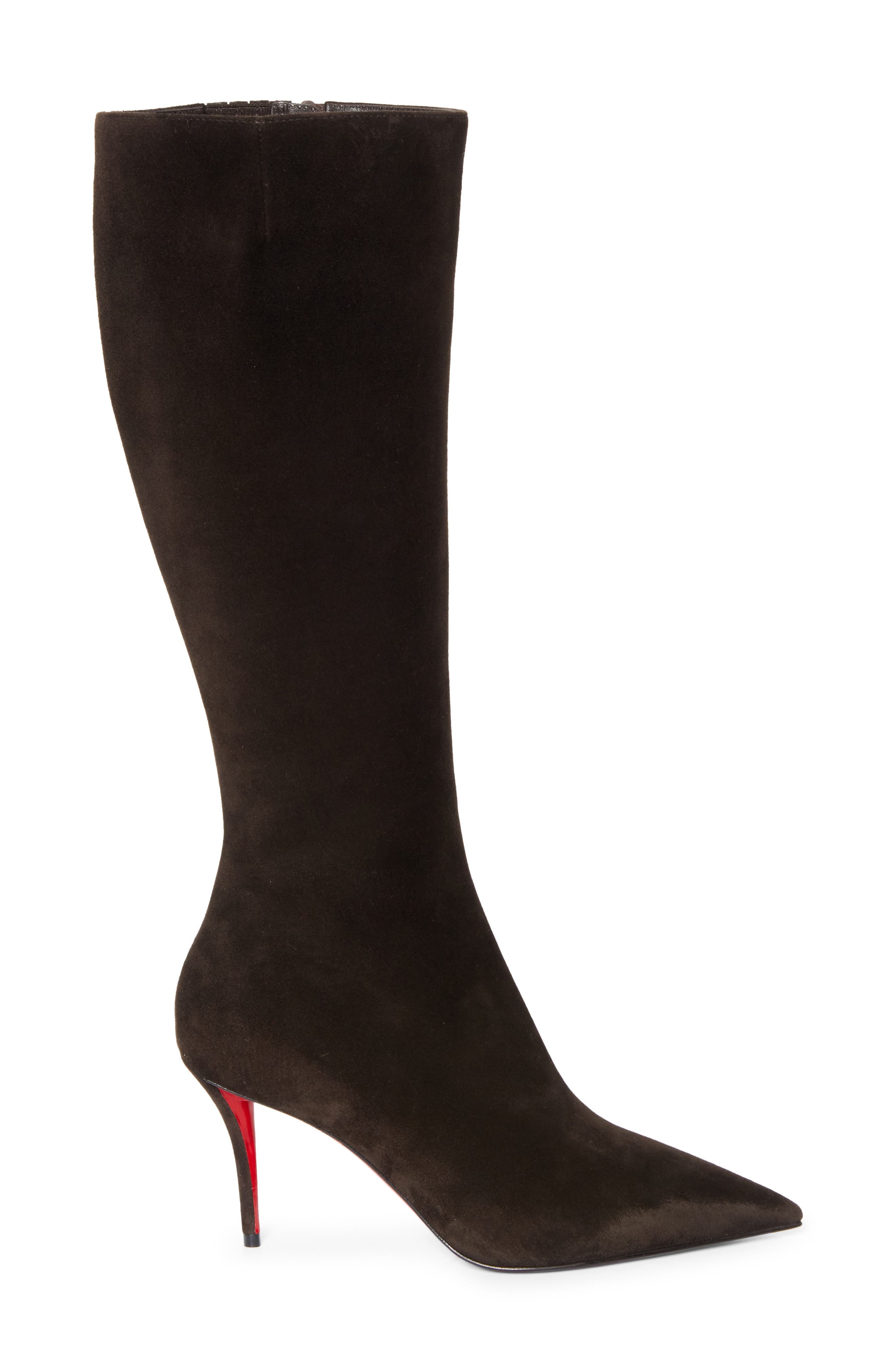 Christian Louboutin Miss Z Pointed Toe Boot in Cafe at Nordstrom - 2