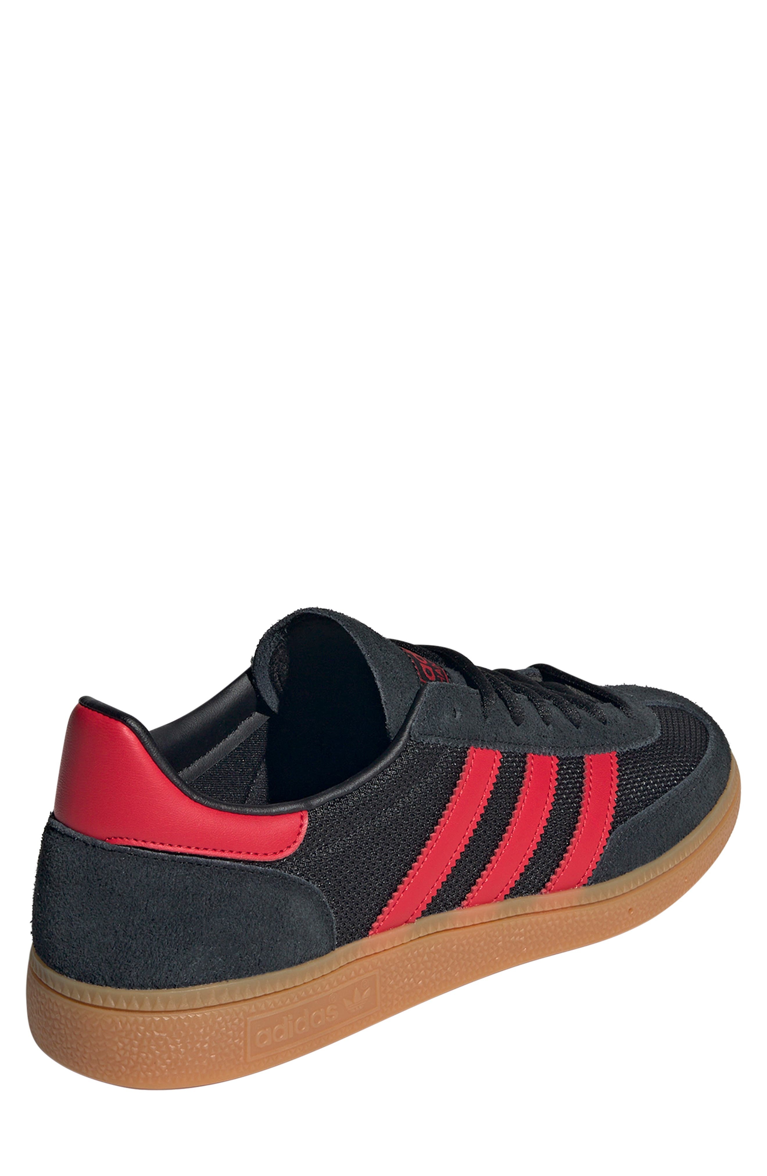 adidas Gender Inclusive Handball Spezial Sneaker in Black/Better Scarlet/Gum at Nordstrom - 2