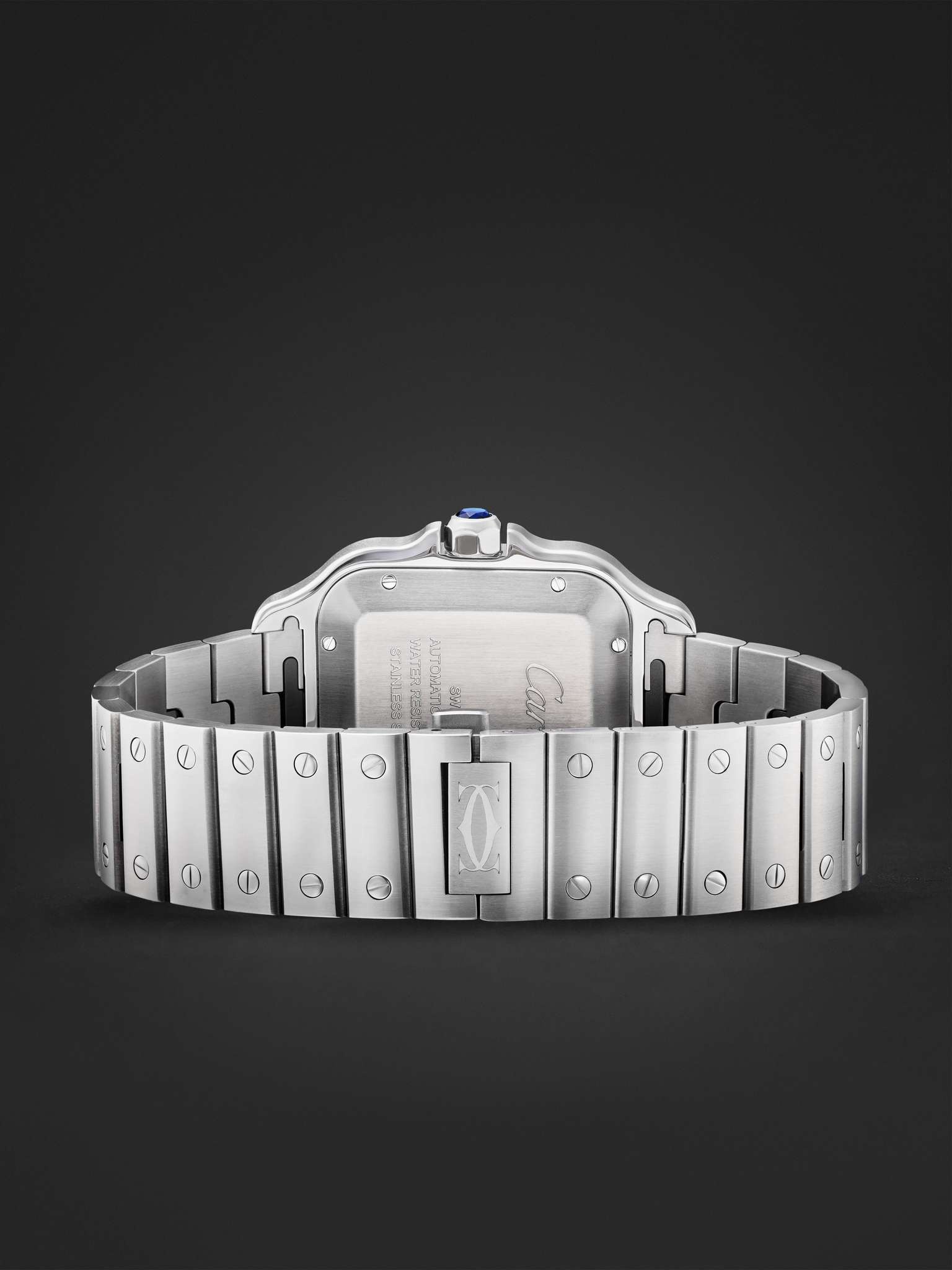 Santos de Cartier Automatic 39.8mm Interchangeable Stainless Steel and Alligator Watch, Ref. No. WSS - 6