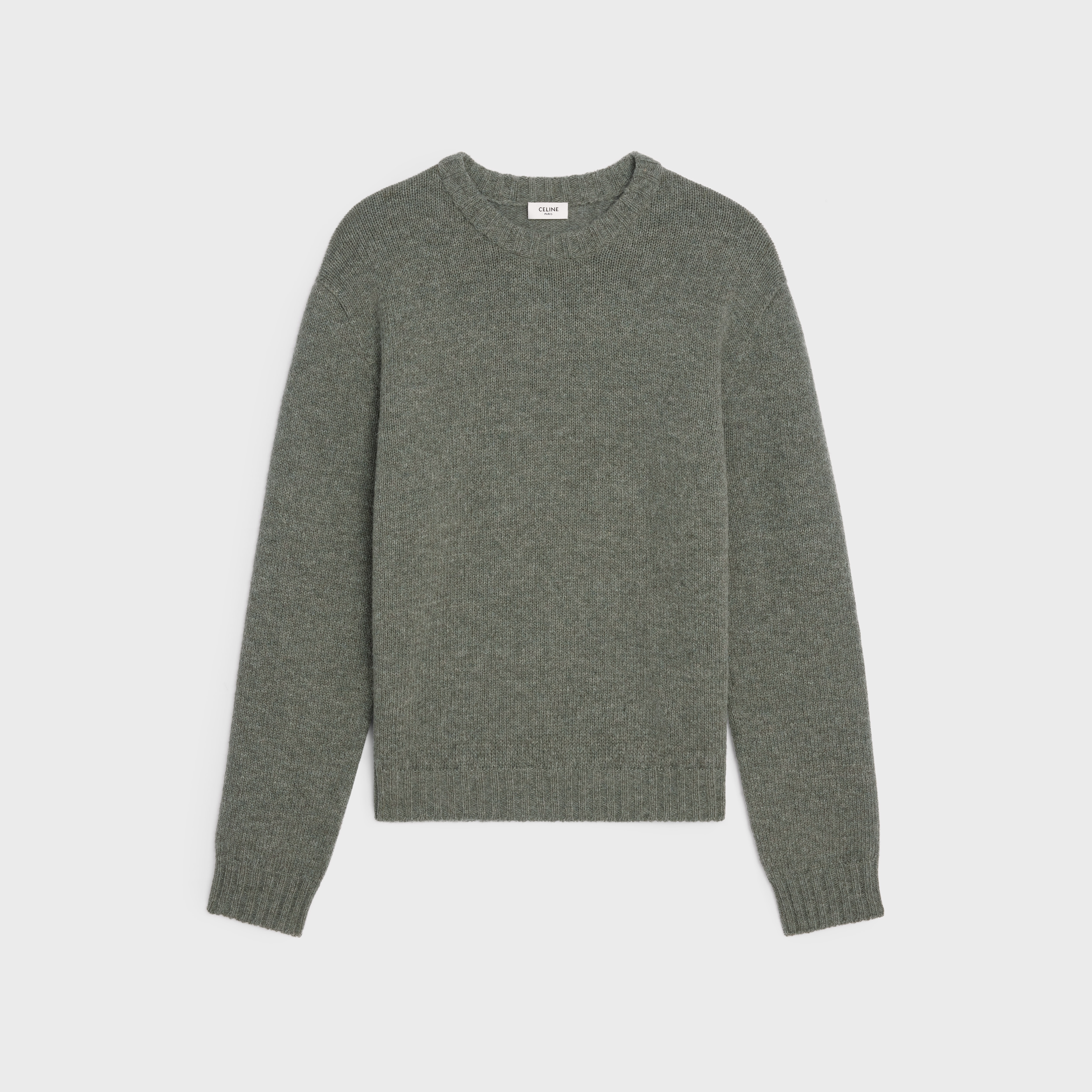 Crew Neck Sweater in iconic shetland - 1