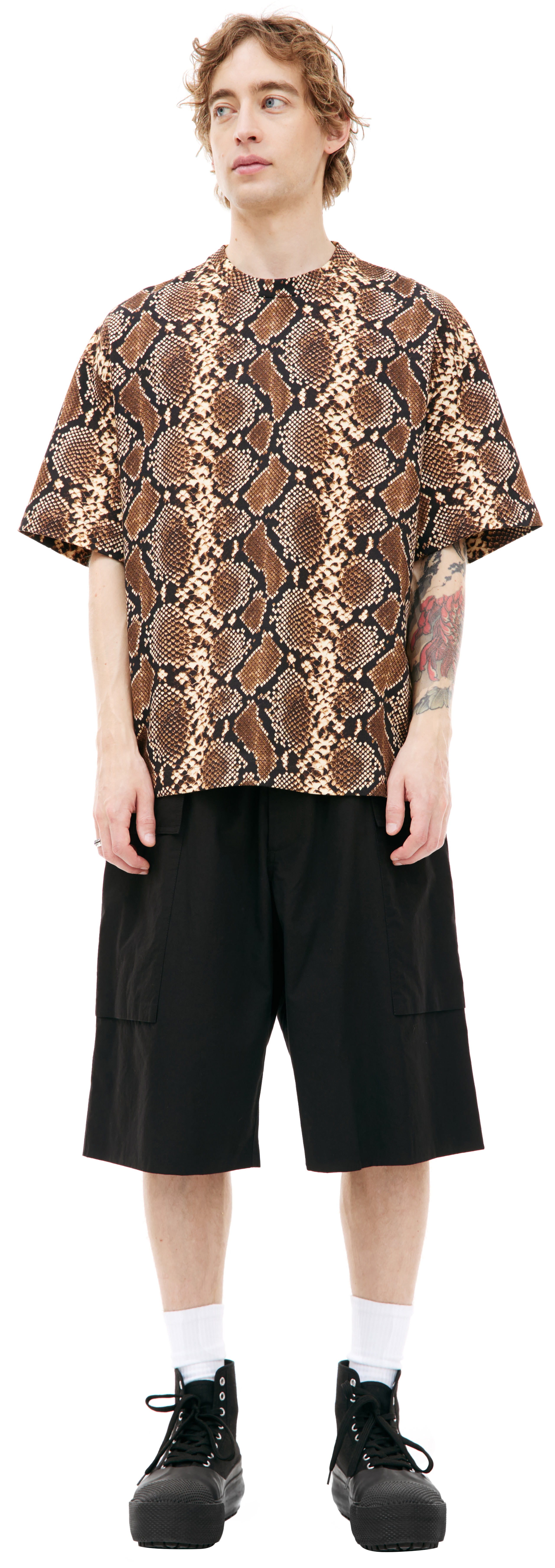 SNAKE PATTERN T-SHIRT - 1