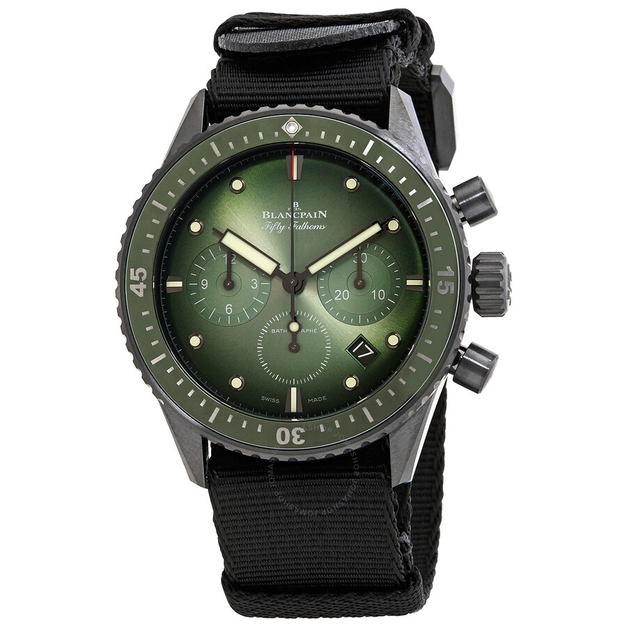 Blancpain Fifty Fathoms Bathyscaphe Chronographe Flyback Automatic Men's Watch 5200 0153 NABA - 2