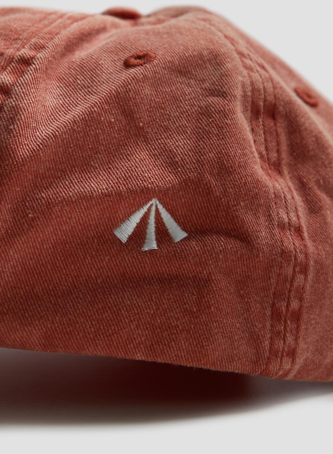 Vintage 6 Panel Cap in Washed Orange - 2