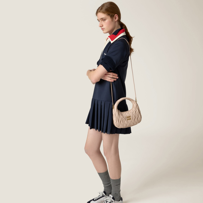 Miu Miu Wander matelassé nappa leather hobo bag outlook