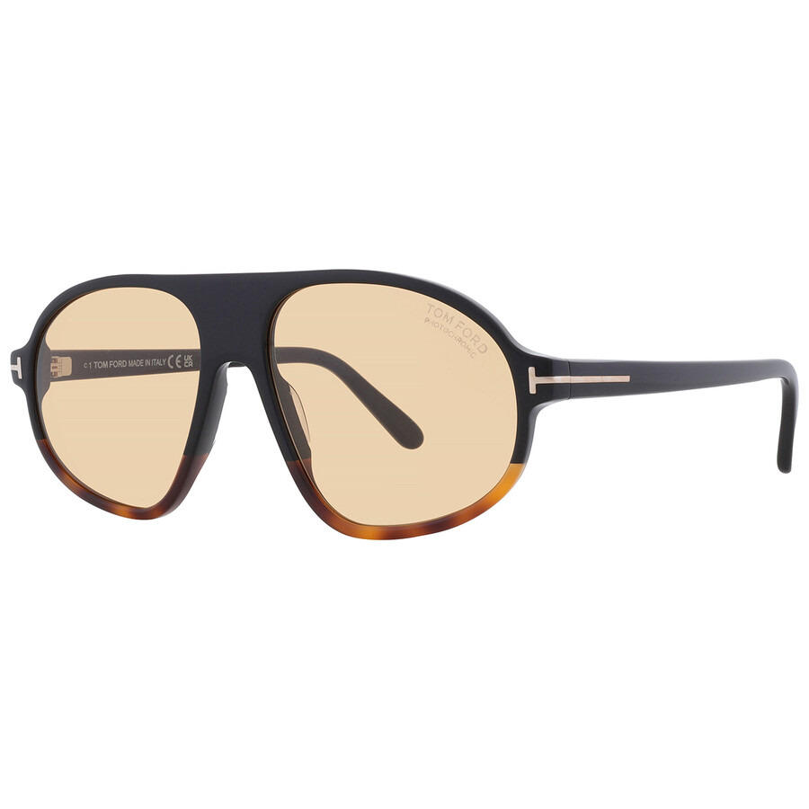Tom Ford Erol Photochromatic Brown Pilot Men's Sunglasses FT1178 56E 58 - 2