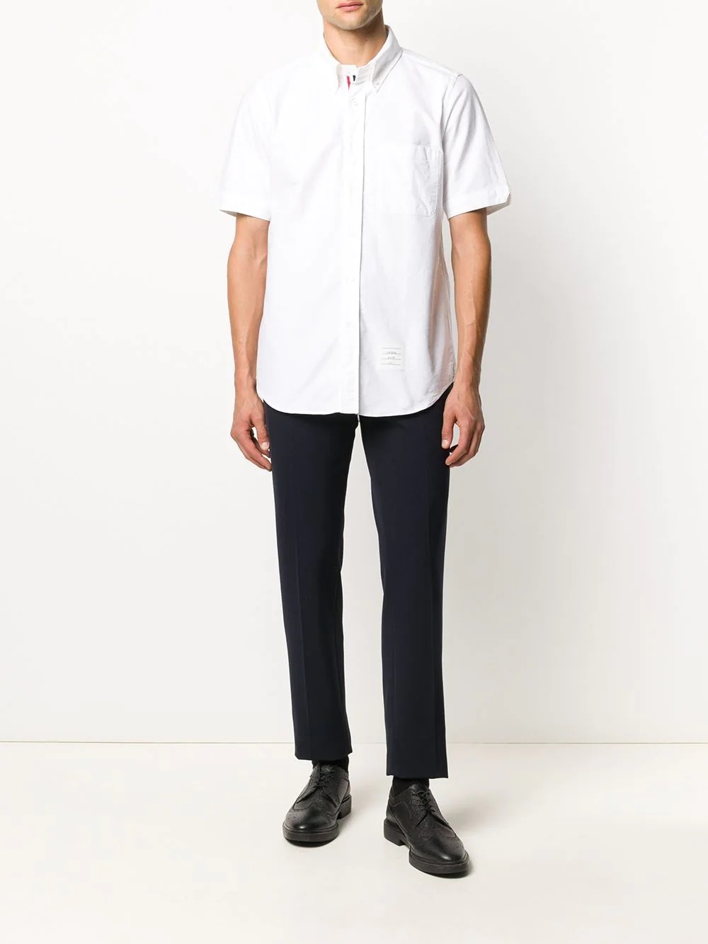 short-sleeved Oxford shirt - 2