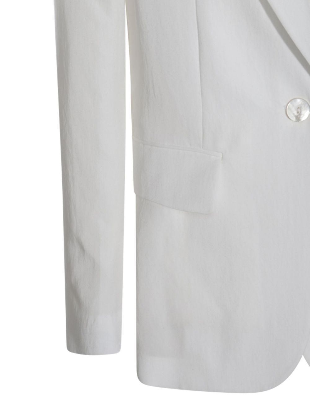 logo-lettering single-breasted blazer - 4