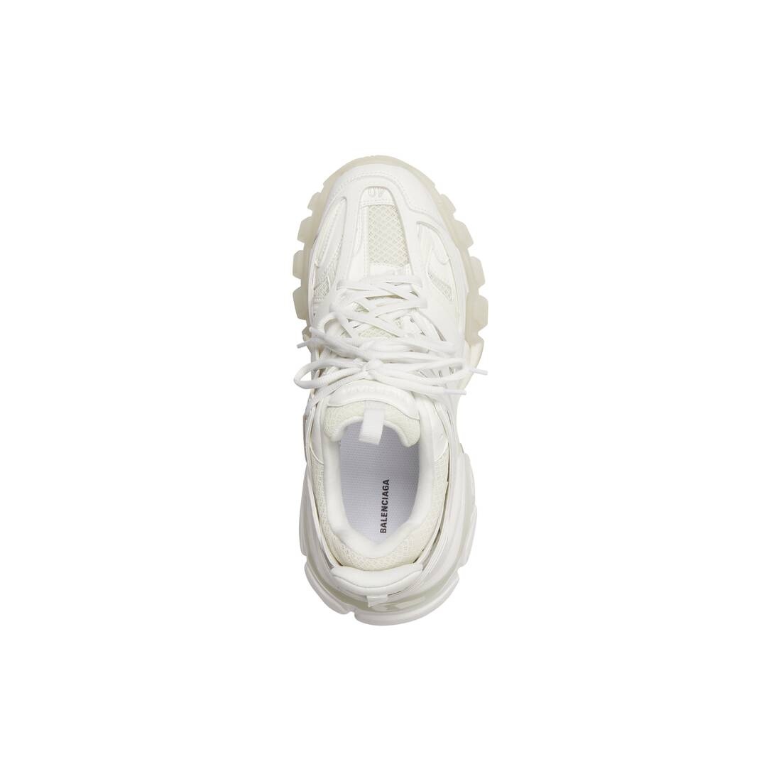 Men's Glow In The Dark Track Sneaker in White - 5