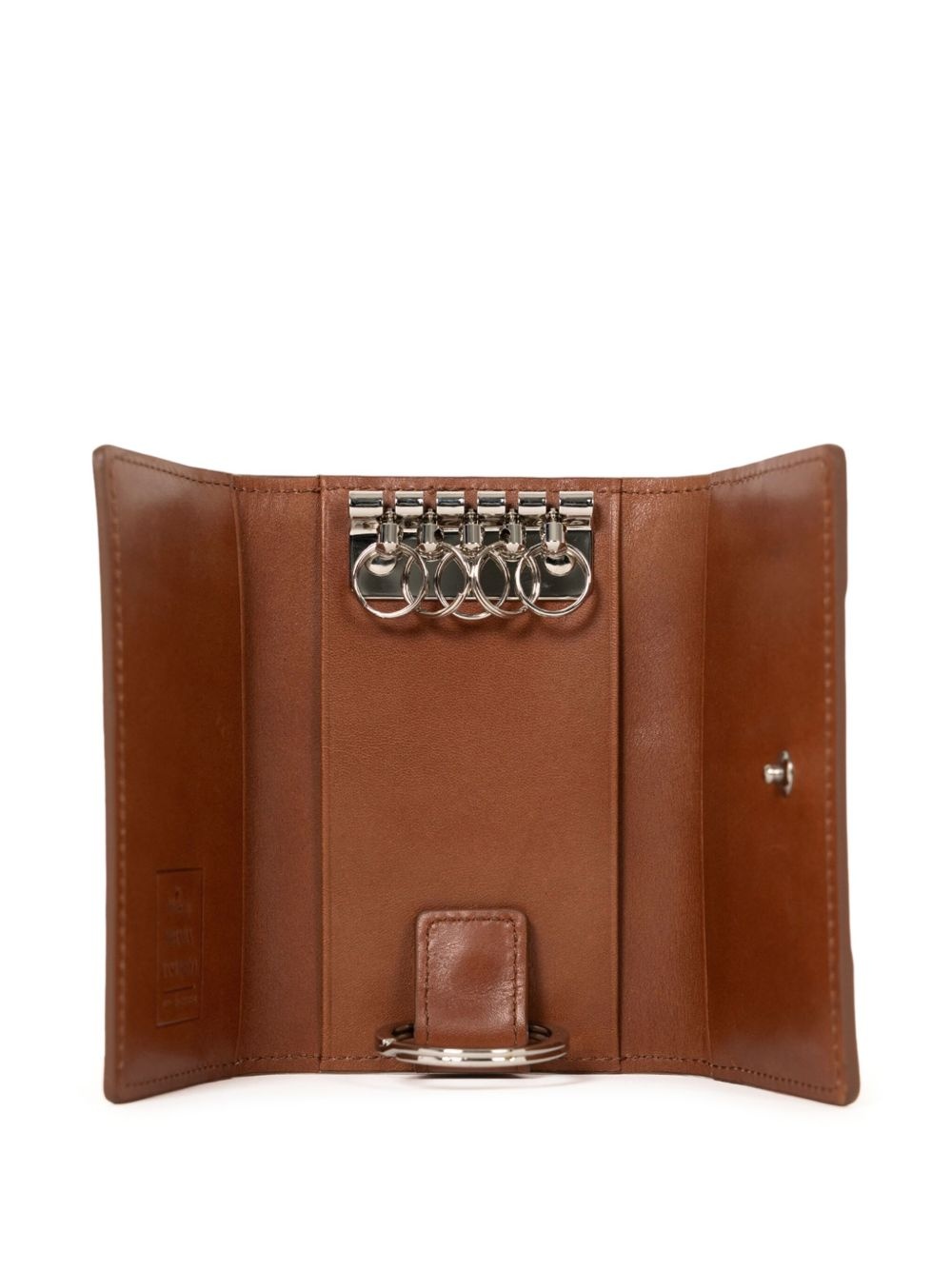 embossed-leather key case - 4