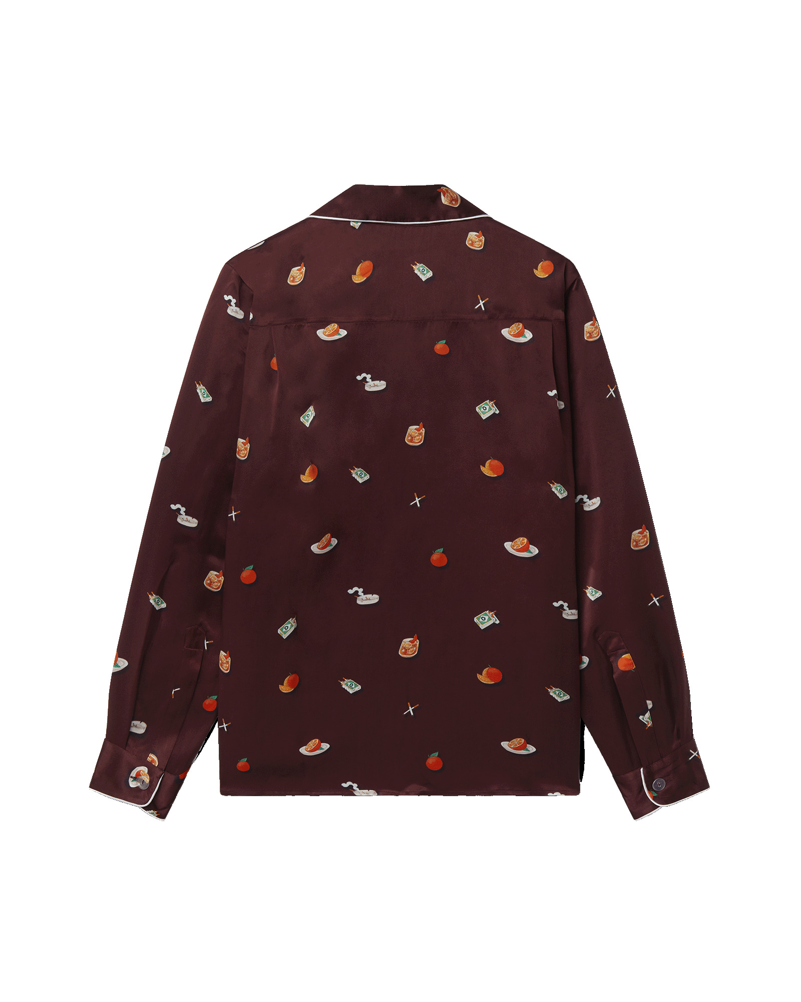 Vices Silk Satin Pyjama Shirt - 2
