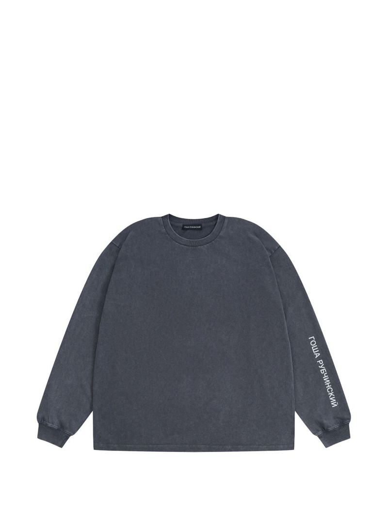 logo-print oversized T-shirt 1