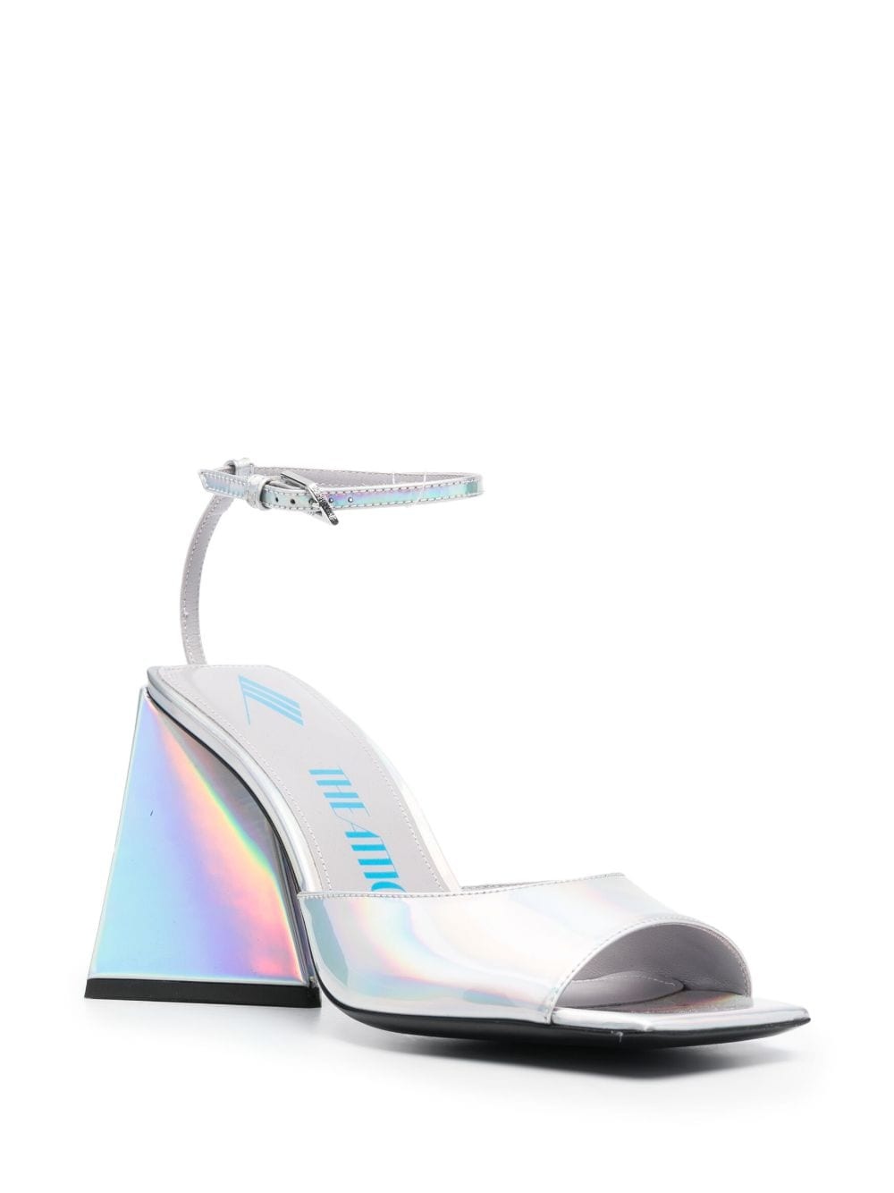 Piper faux patent leather heel sandals - 2