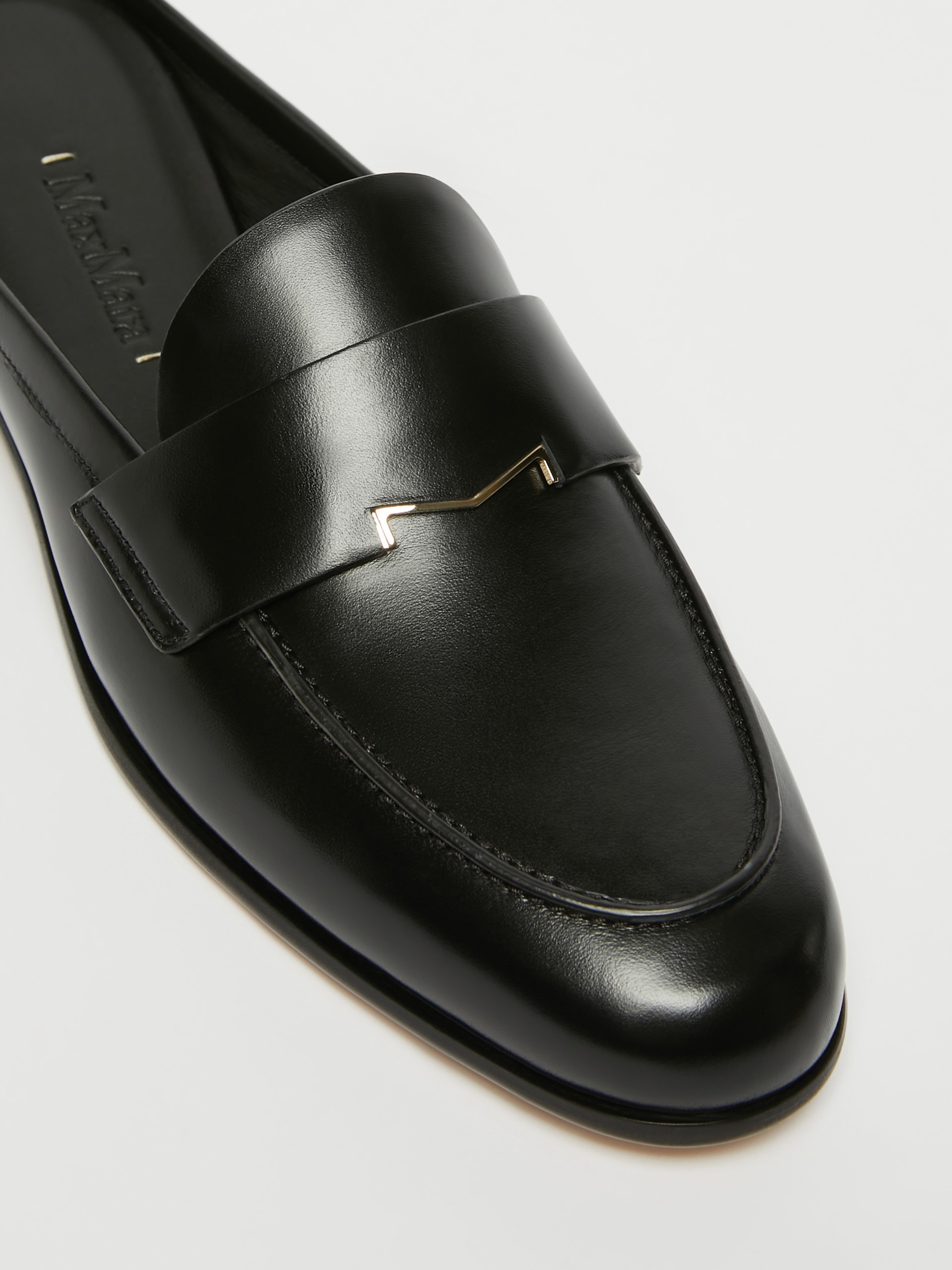 REGENTSABOT Smooth leather mule moccasins - 4