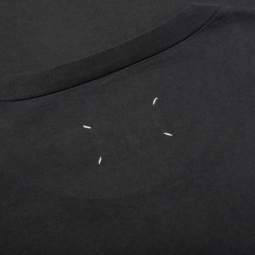 GLITCH LOGO T-SHIRT - WASHED BLACK - 4