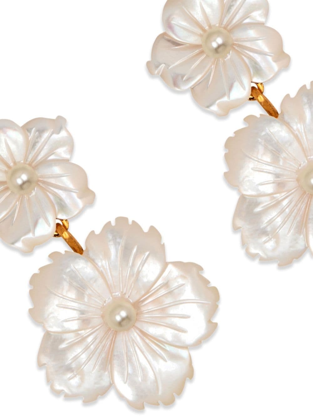Tibby floral drop earrings - 2
