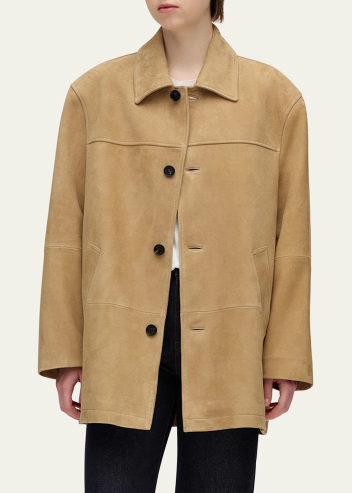 Suede Jacket, Unisex - 4