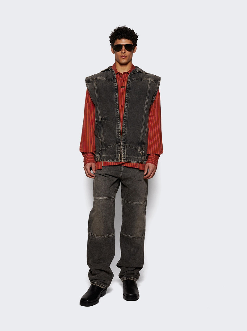 Denim Vest Black 5