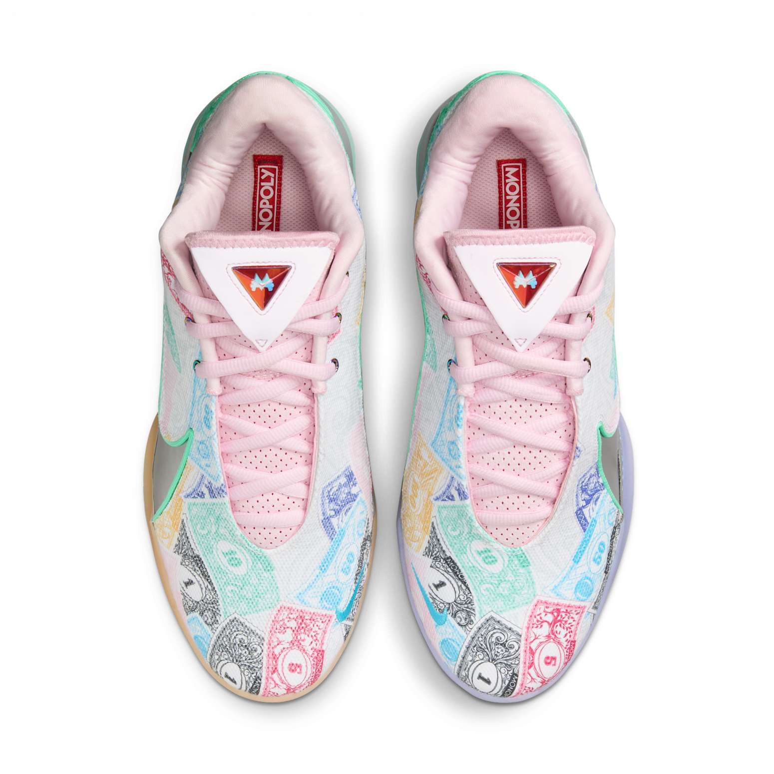 Nike x Monopoly LeBron 22 EP 'Baltic Blue Vapor Green Pink Foam' FZ1097-100 - 4