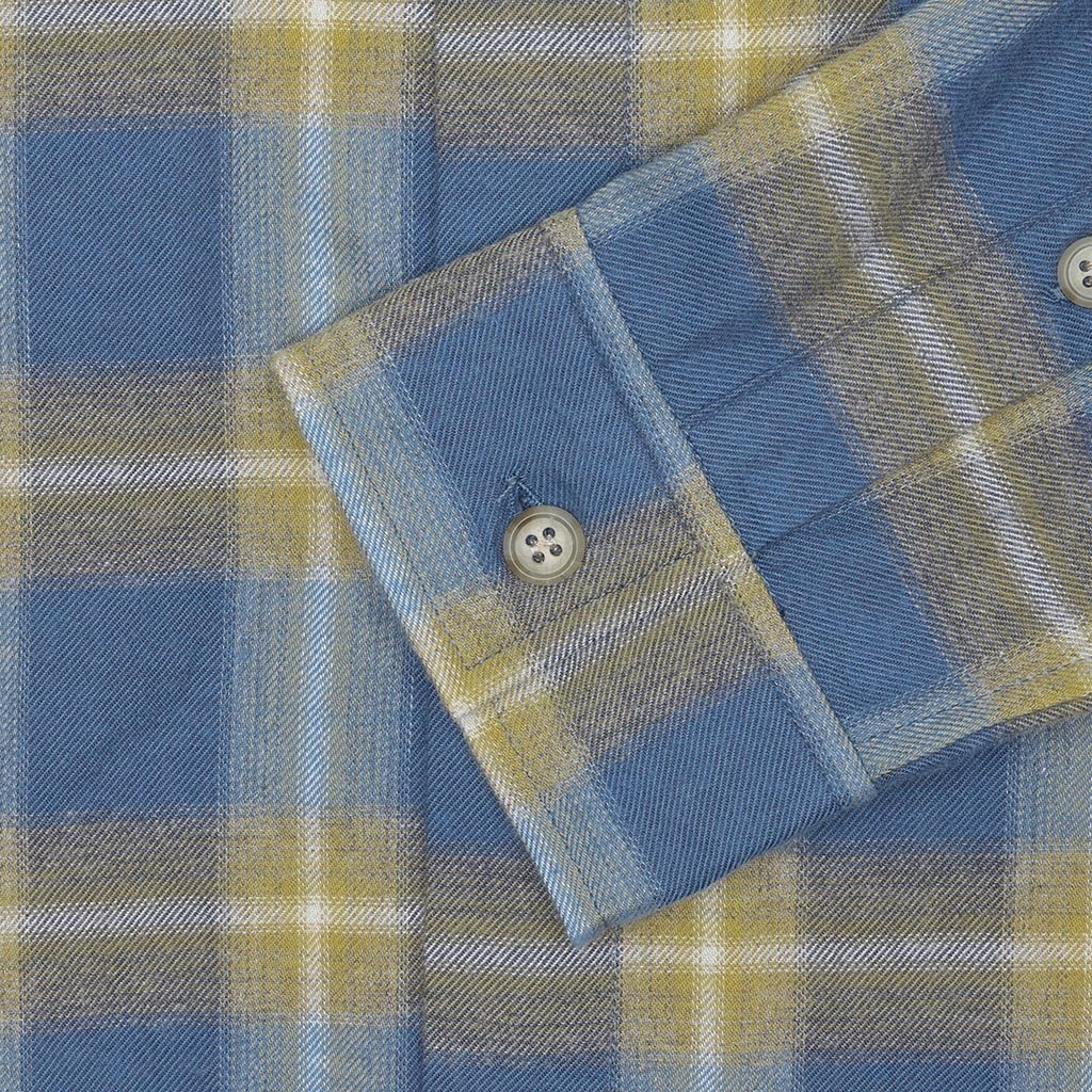 JOHN ELLIOTT SLY COTTON STRAIGHT HEM - HORIZON CHECK - 4