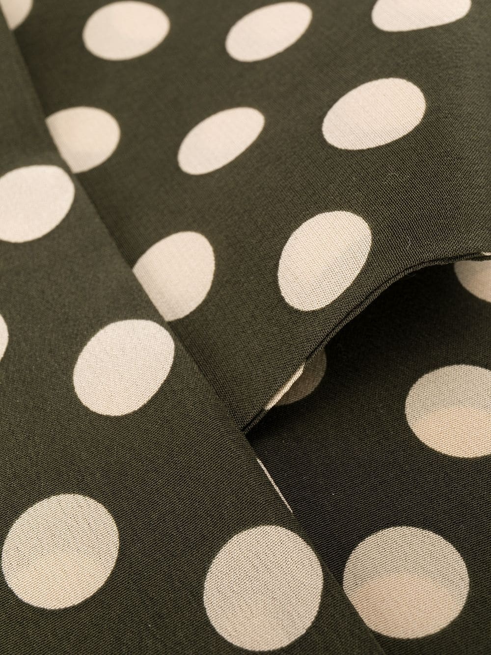 polka dot silk scarf - 3