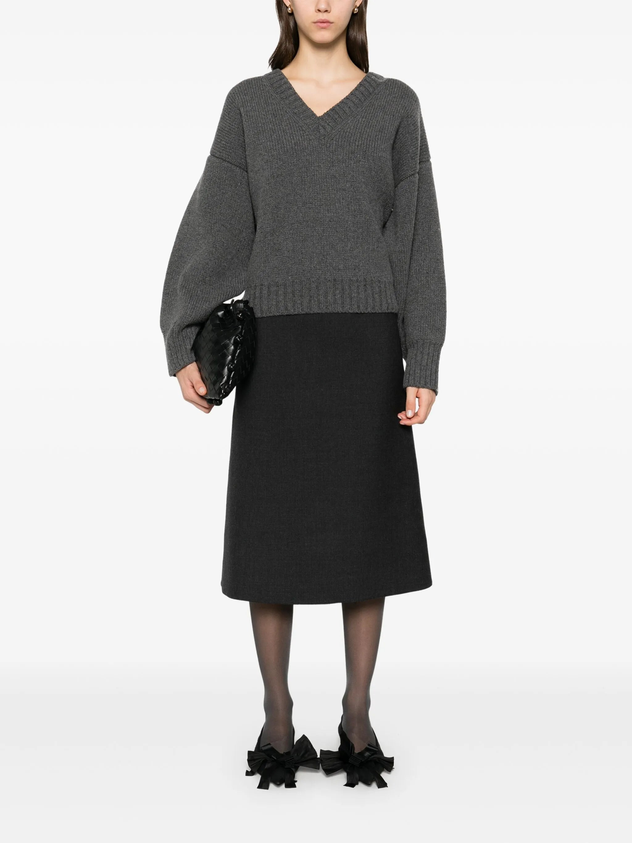 V-neck sweater - 2