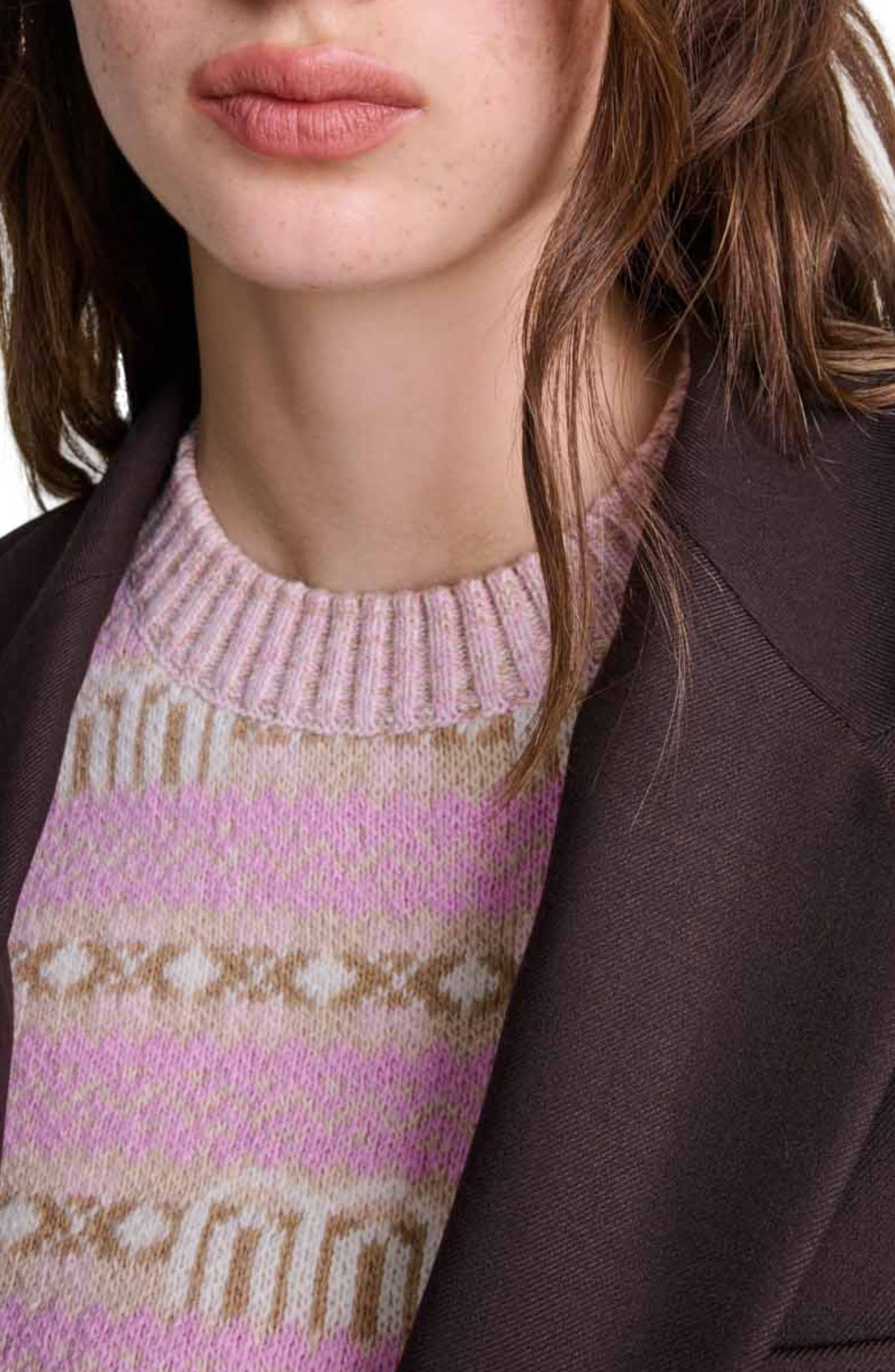 maje Belted suit jacket in Brown at Nordstrom - 8