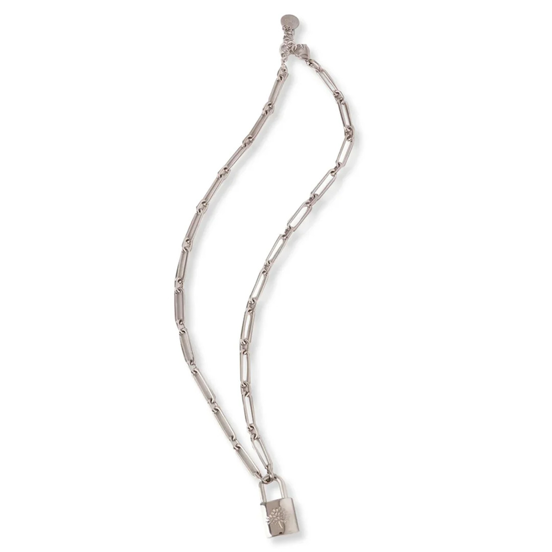 Padlock Necklace (Silver) - 1