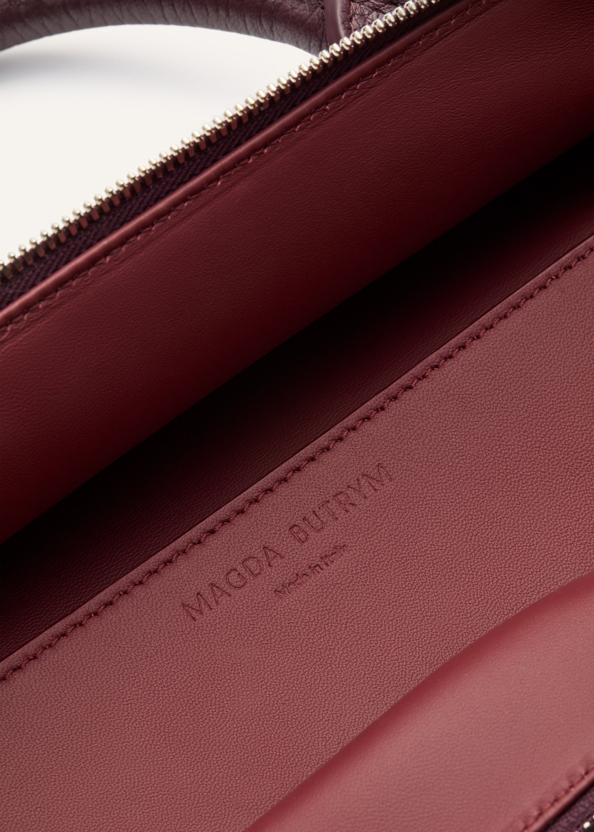 Varsovia bag in burgundy leather - 3