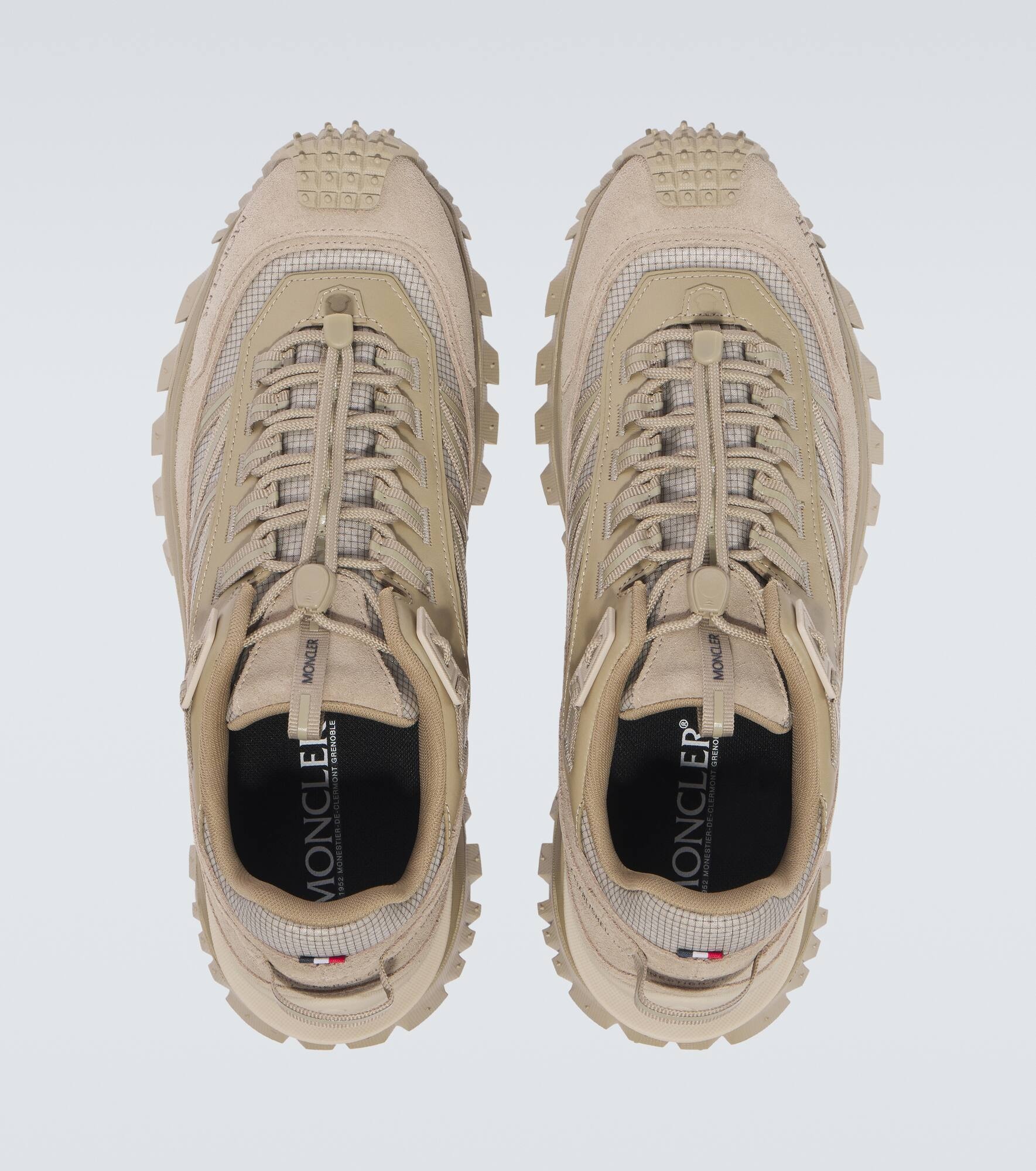 Trailgrip leather and suede sneakers - 4