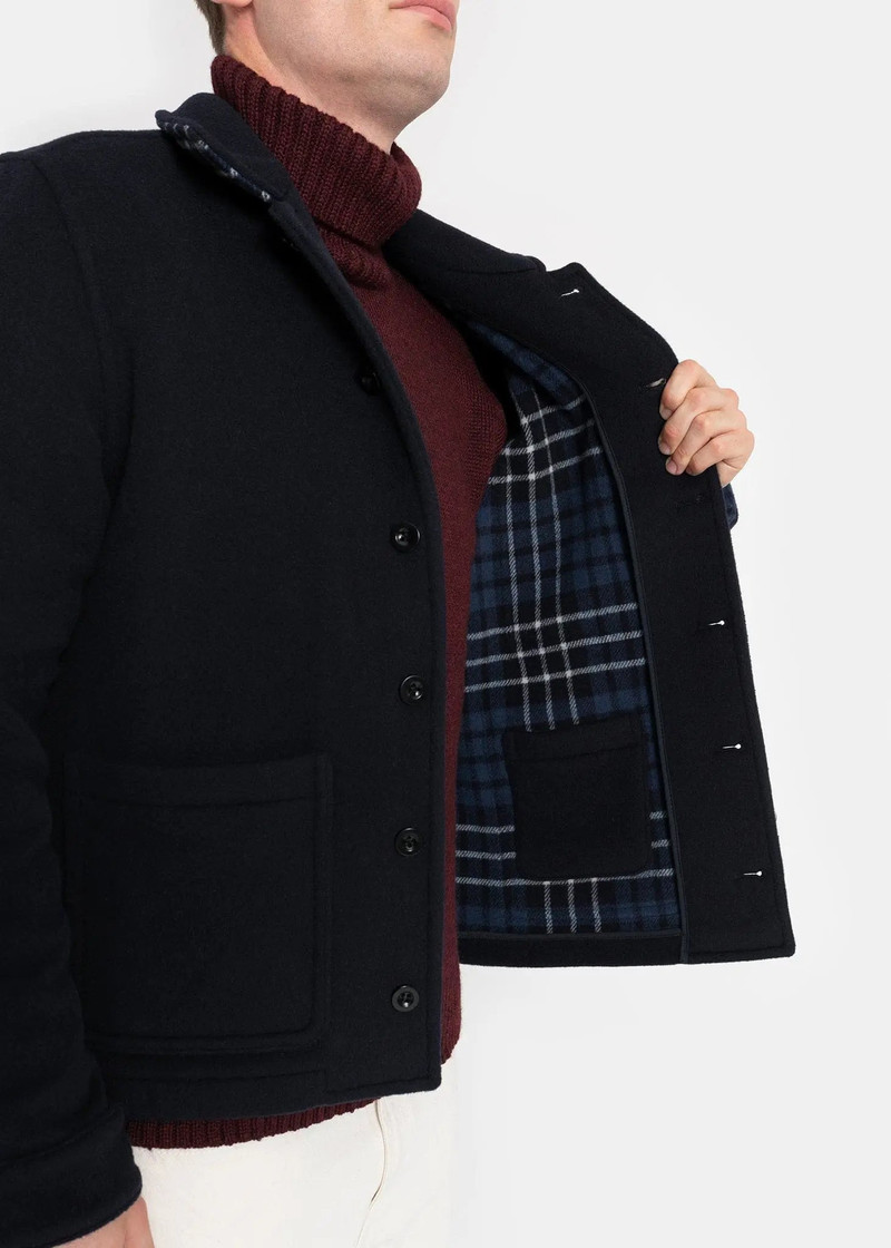 Men's Ainslie Donkey Jacket Navy 3