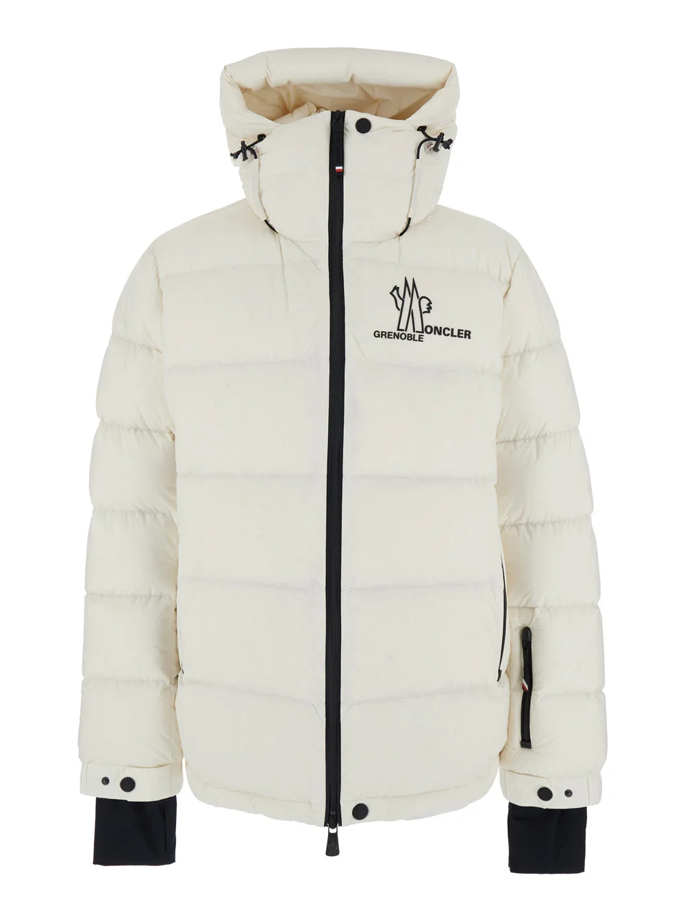 Moncler Grenoble Men 'Isorno' White Down Jacket With Logo Detail At The Front In Tech Fabric Man - 1