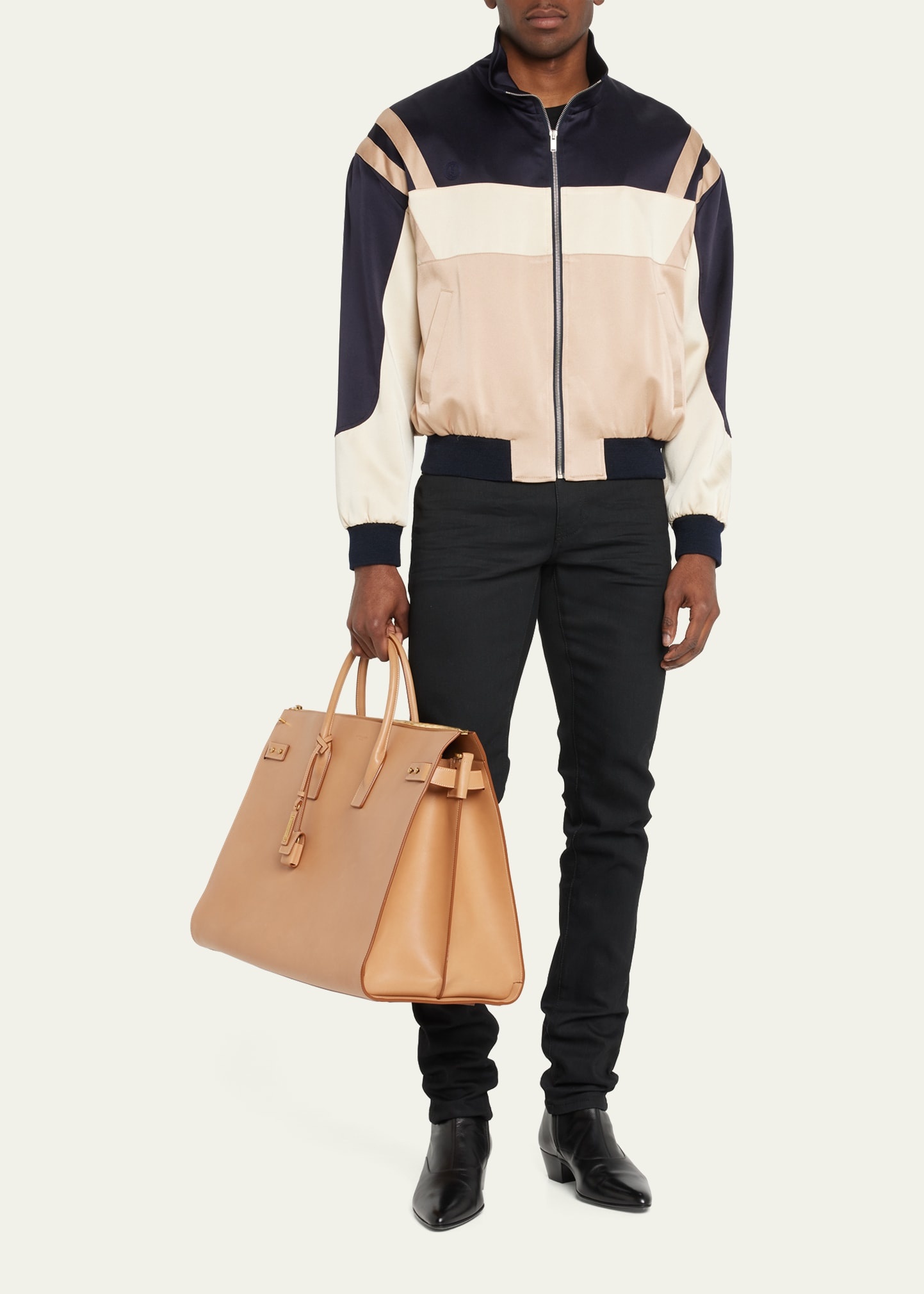 Sac de Jour Zip Calf Leather Duffel Bag - 10