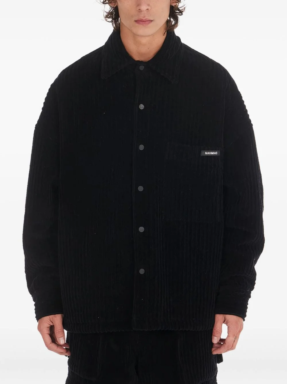 corduroy padded shirt - 1