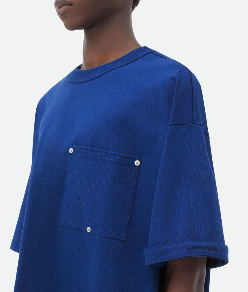 Jersey T-Shirt With V Pocket 4