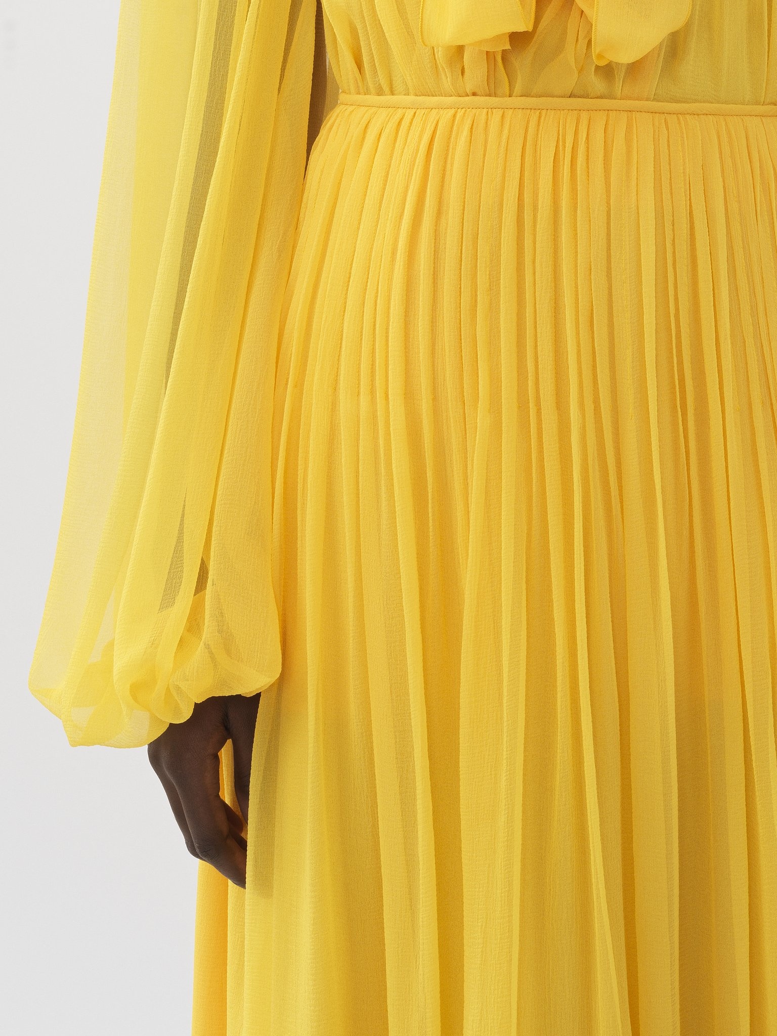 PLEATED MAXI SKIRT - 5