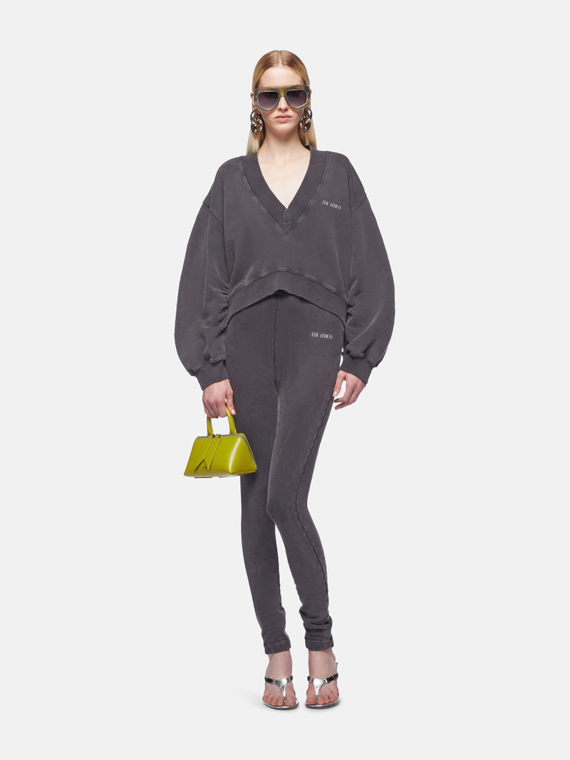 THE ATTICO FADED BLACK SWEATSHIRT outlook