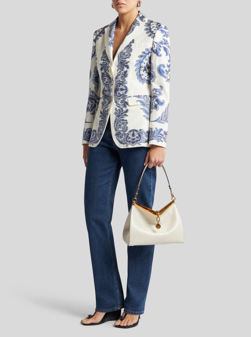 Etro JACKET WITH FIL COUPÉ JACQUARD FLORAL MOTIF outlook