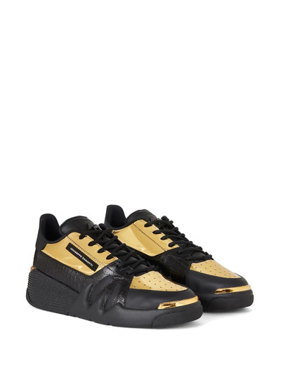 Giuseppe Zanotti metallic panel sneakers outlook