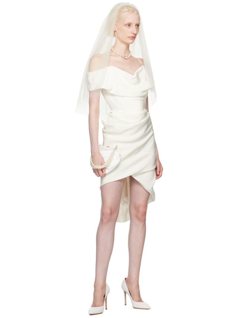 White Belle Heart Frame Bag 4