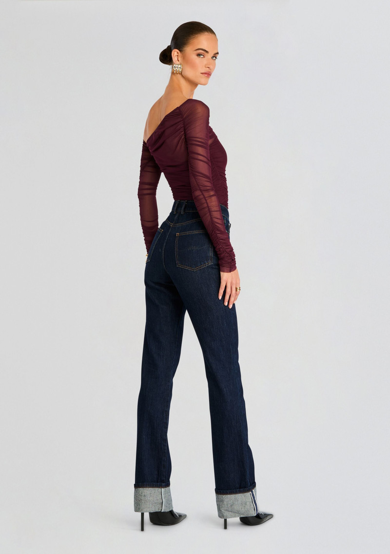 ASHTON HIGH RISE SLIM FLARE JEAN 4