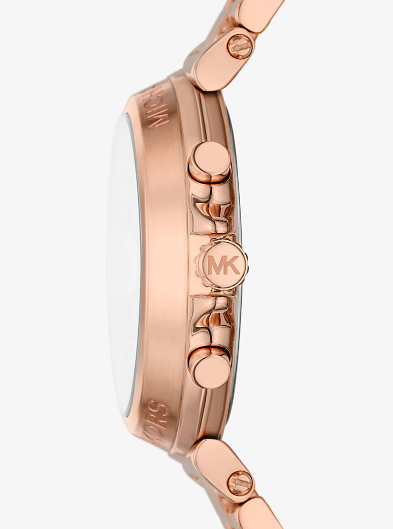 MICHAEL KORS Oversized Maren Rose Gold-Tone Watch outlook