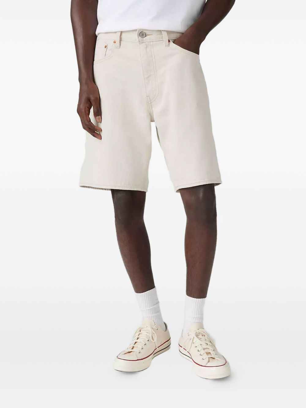 5-pocket denim shorts - 3