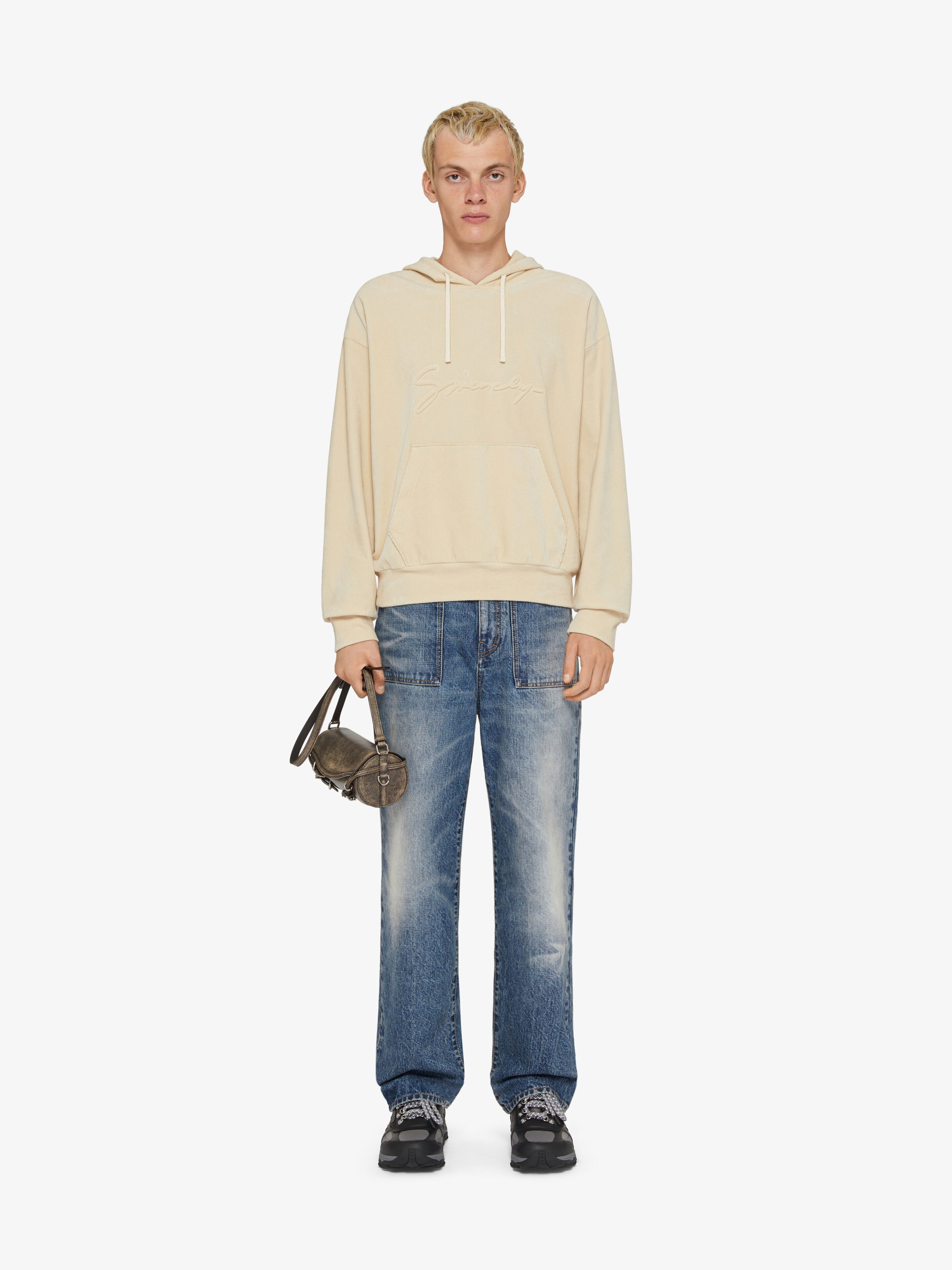 GIVENCHY HOODIE IN VELVET - 2