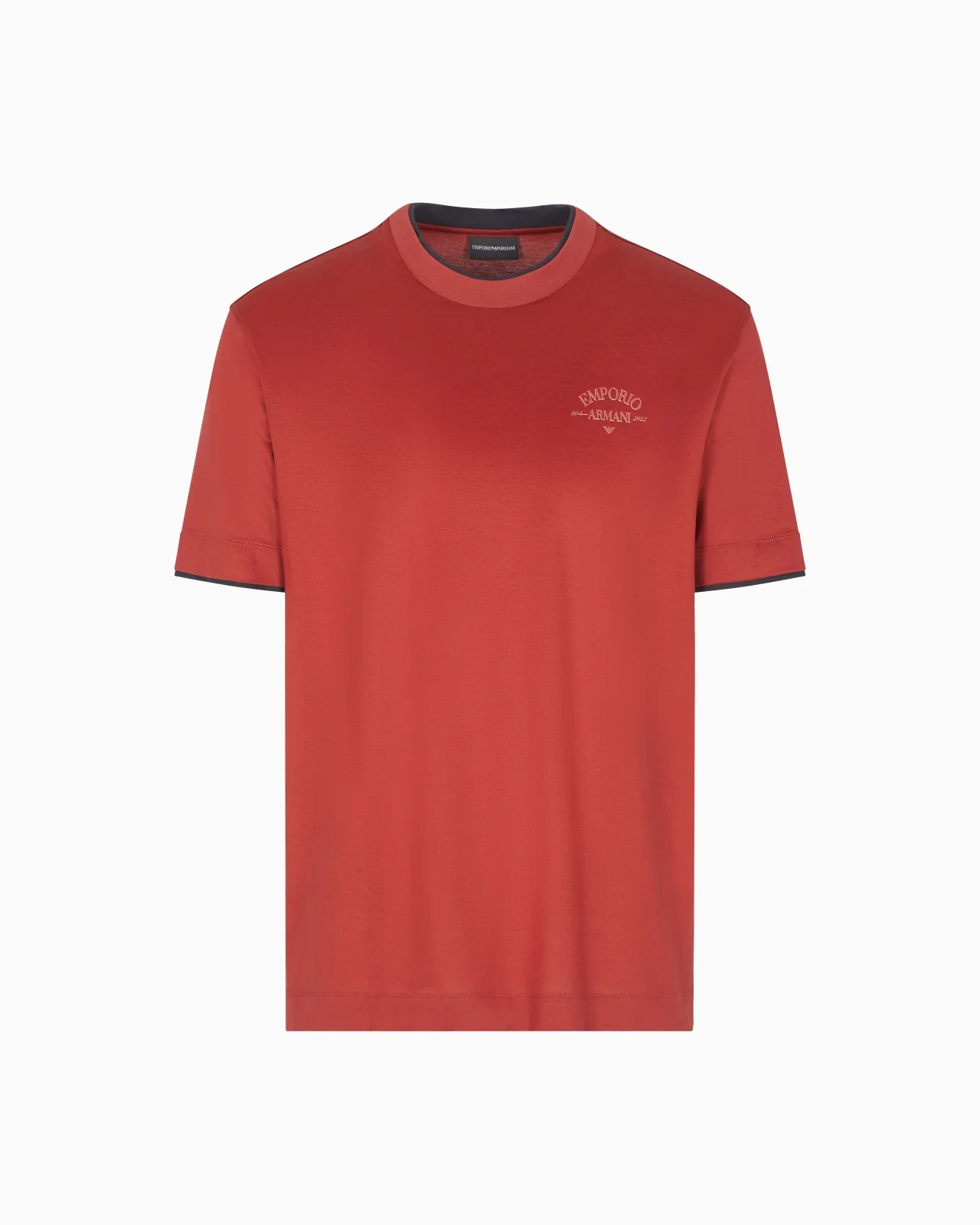 ASV LYOCELL-BLEND JERSEY T-SHIRT WITH CONTRASTING DETAILS - 1