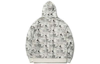 Li-Ning (WMNS) Li-Ning x Disney Crossover Mickey Mouse Full Print Pullover Hoodie 'White' AWDR494-3 outlook